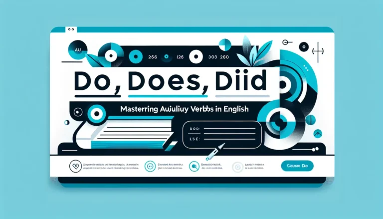Do, Does, Did: Mastering Auxiliary Verbs in English