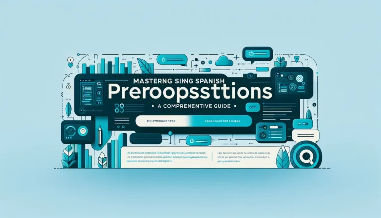 Spanish Prepositions