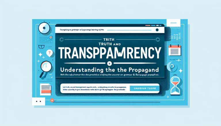 Truth and Transparency: Understanding the Opposite of Propaganda