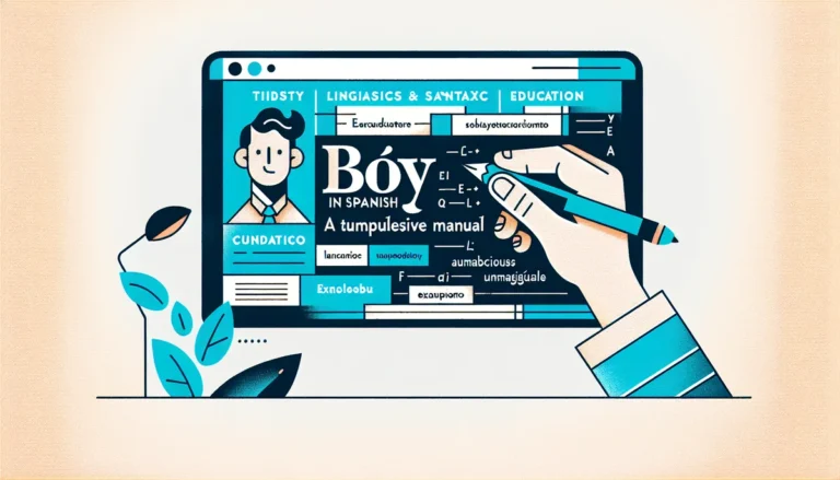 How to Say “Boy” in Spanish
