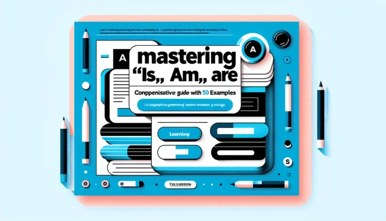 ‘Is, Am, Are’: 50 Examples