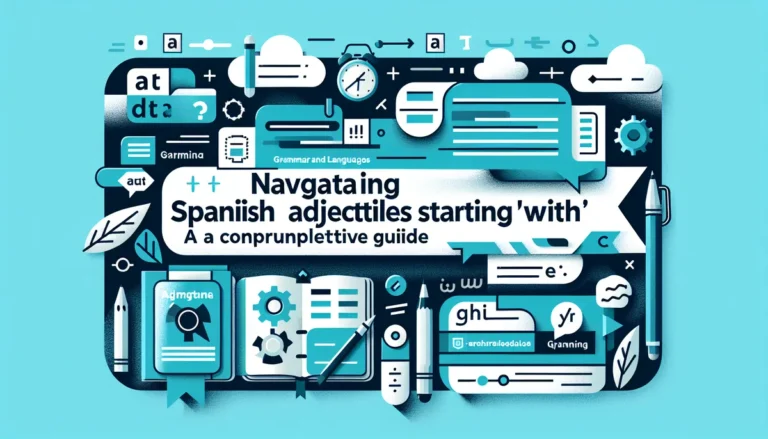 Spanish Adjectives Starting with ‘N’
