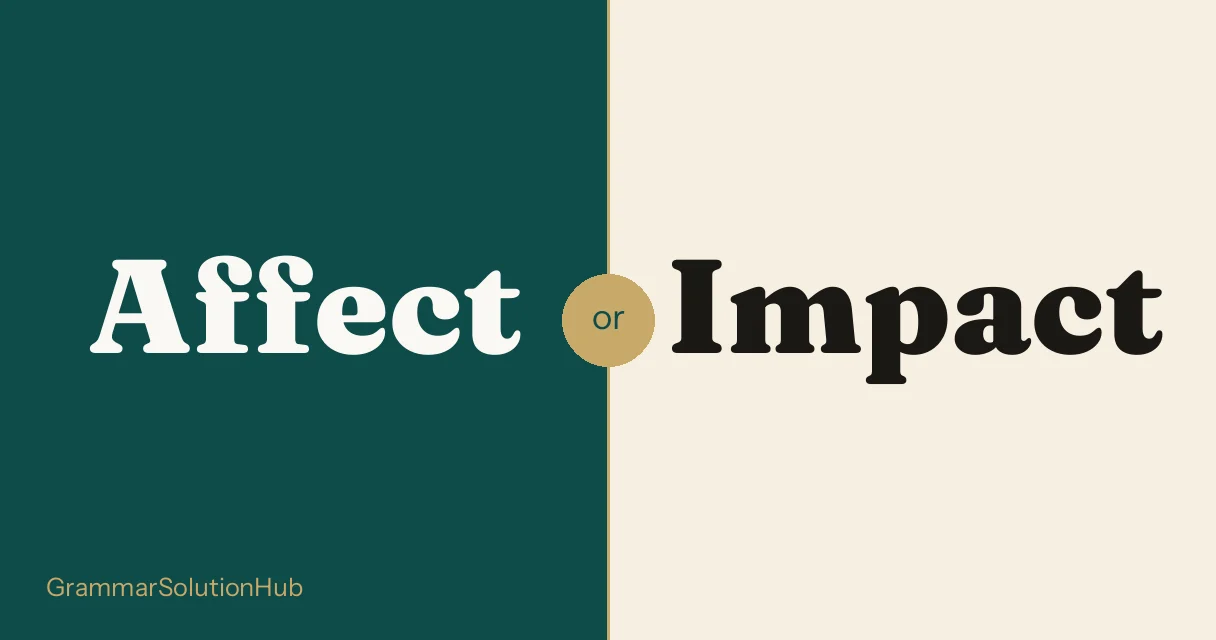 Affect and Impact side by side