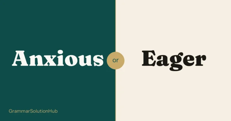 Anxious and Eager side by side