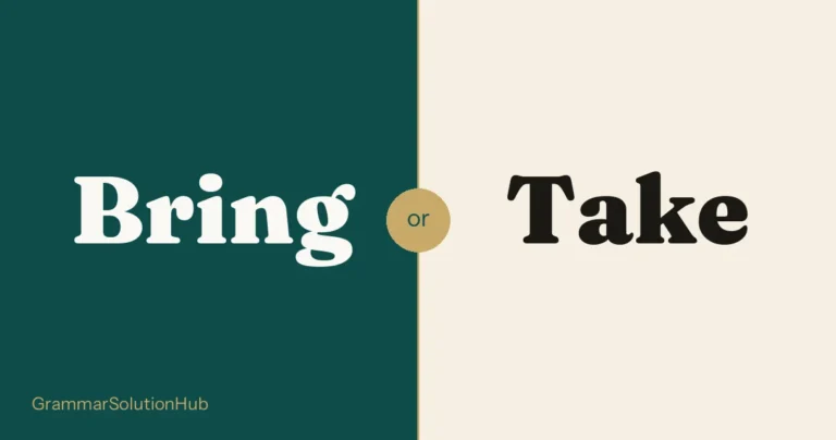 Bring and Take side by side
