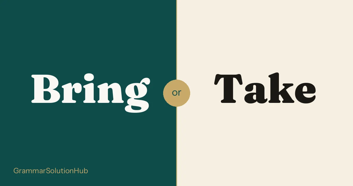 Bring and Take side by side