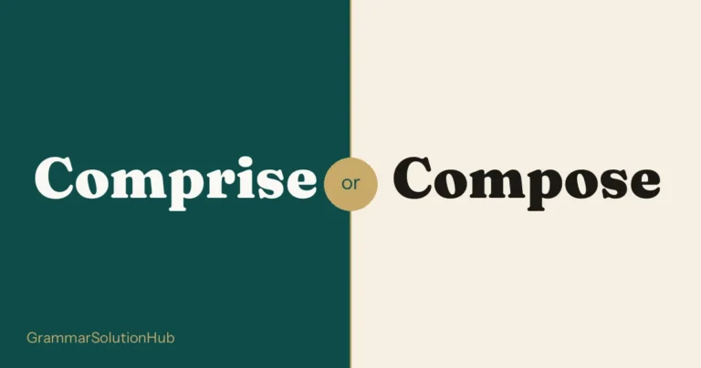 Comprise and Compose side by side