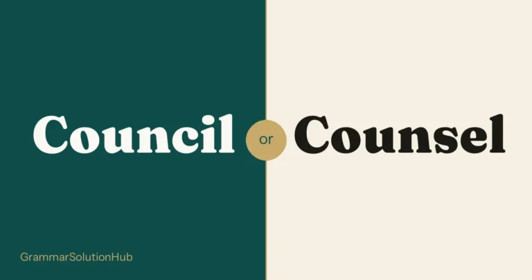 Council and Counsel side by side