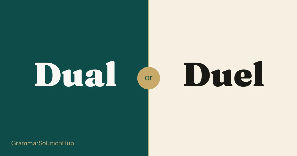 Dual and Duel side by side