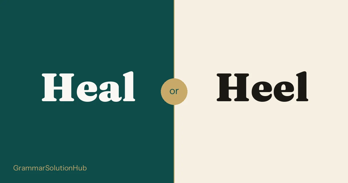Heal and Heel side by side