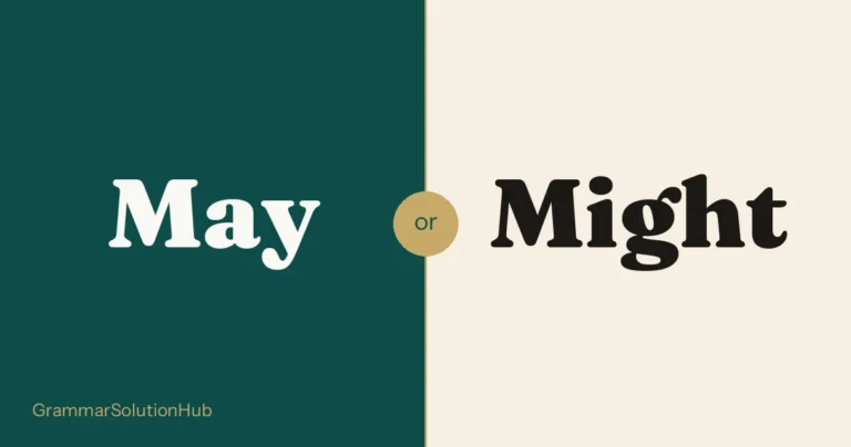 May and Might side by side