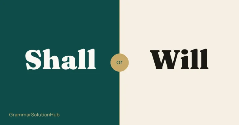Shall and Will side by side